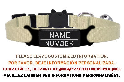 Adjustable Safety Breakaway Personalized Pet Collar