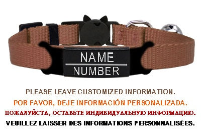 Adjustable Safety Breakaway Personalized Pet Collar