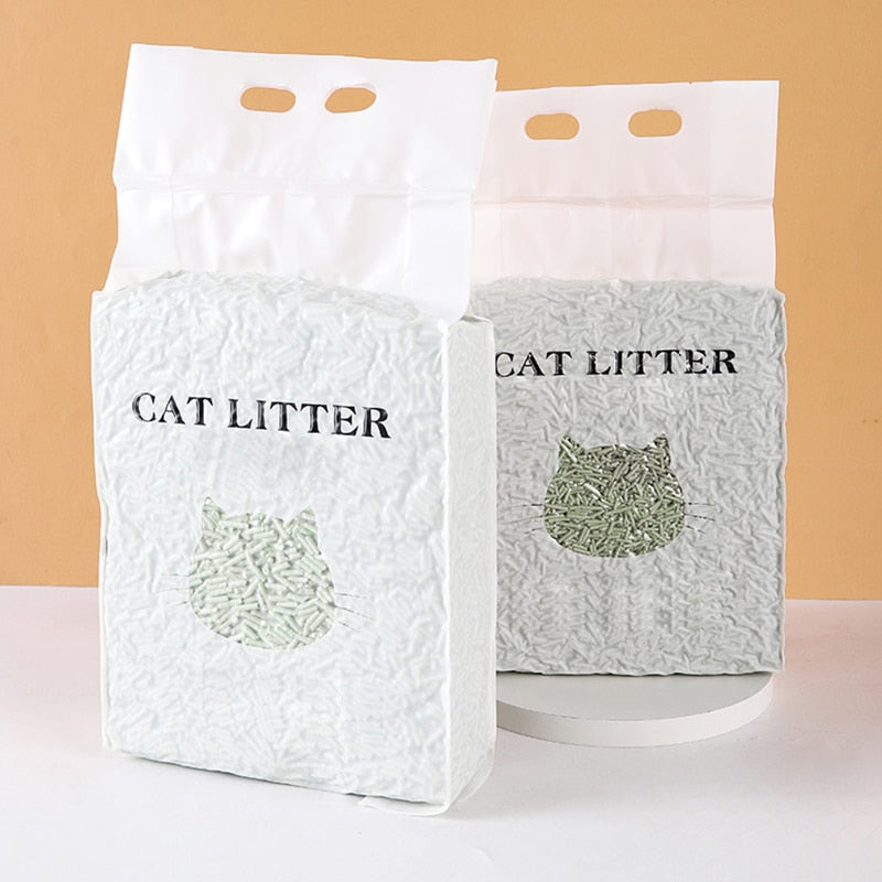 Natural Tofu Cat Litter Biodegradable Fast Clumping Natural Green Tea Fresh