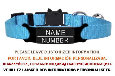 Adjustable Safety Breakaway Personalized Pet Collar