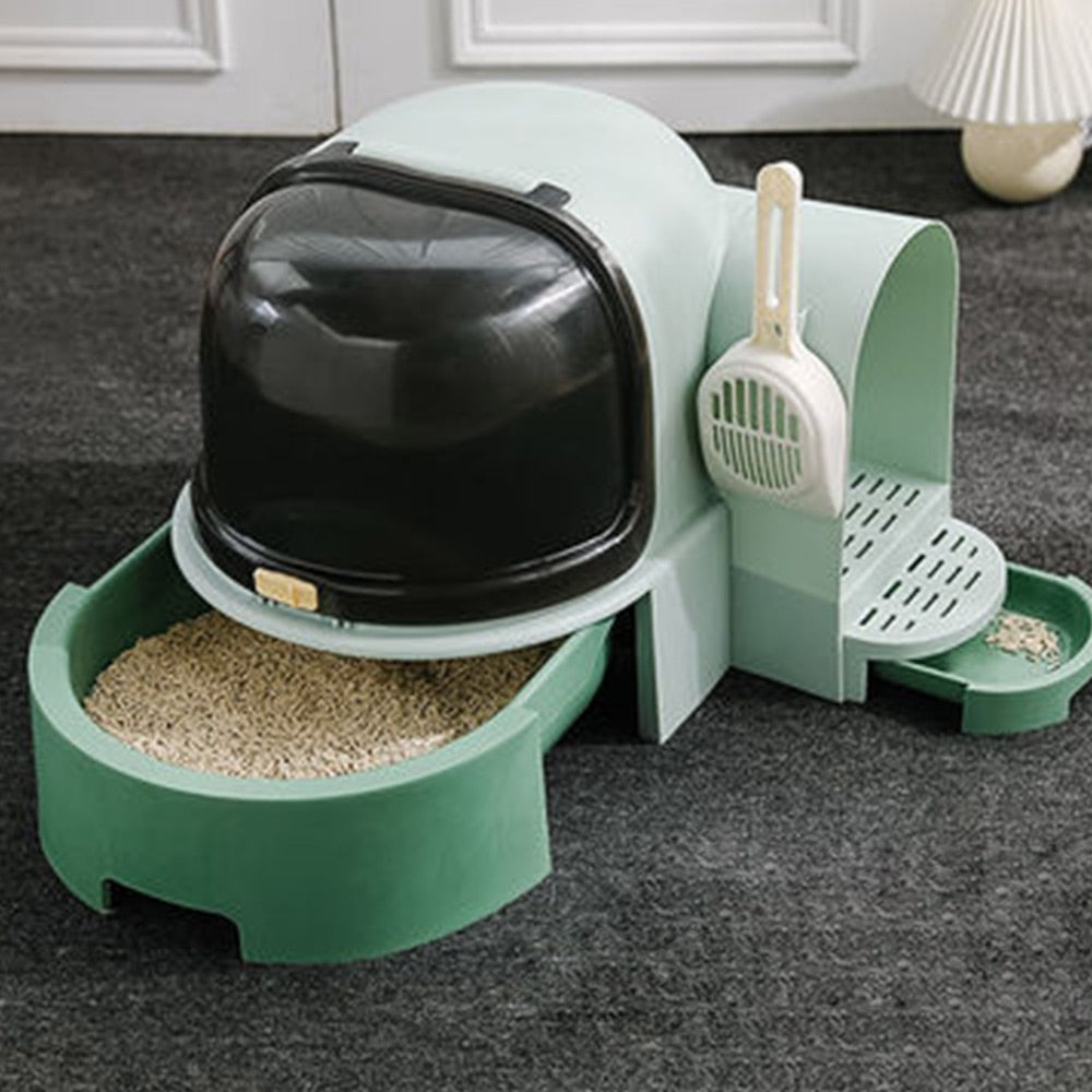 Fully Enclosed Oversized Drawer Type Litter Box