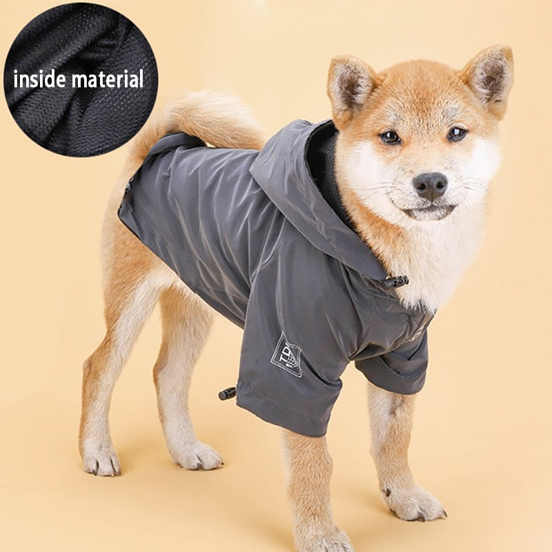 Cool Colorful Fashion Reflective Waterproof Pet Clothes